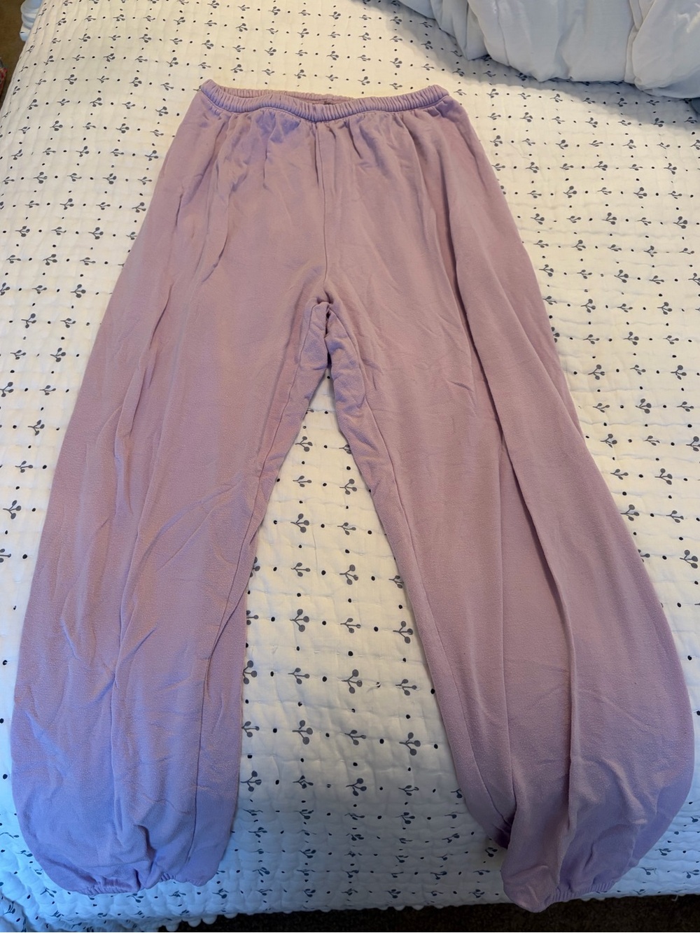 Aerie Offline Lavender Elastic Waist Loungewear Pants